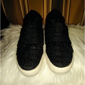 DV by Dolce Vita Black & White Platform Sneakers